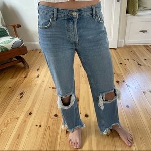 Free People boyfriend jeans size 26